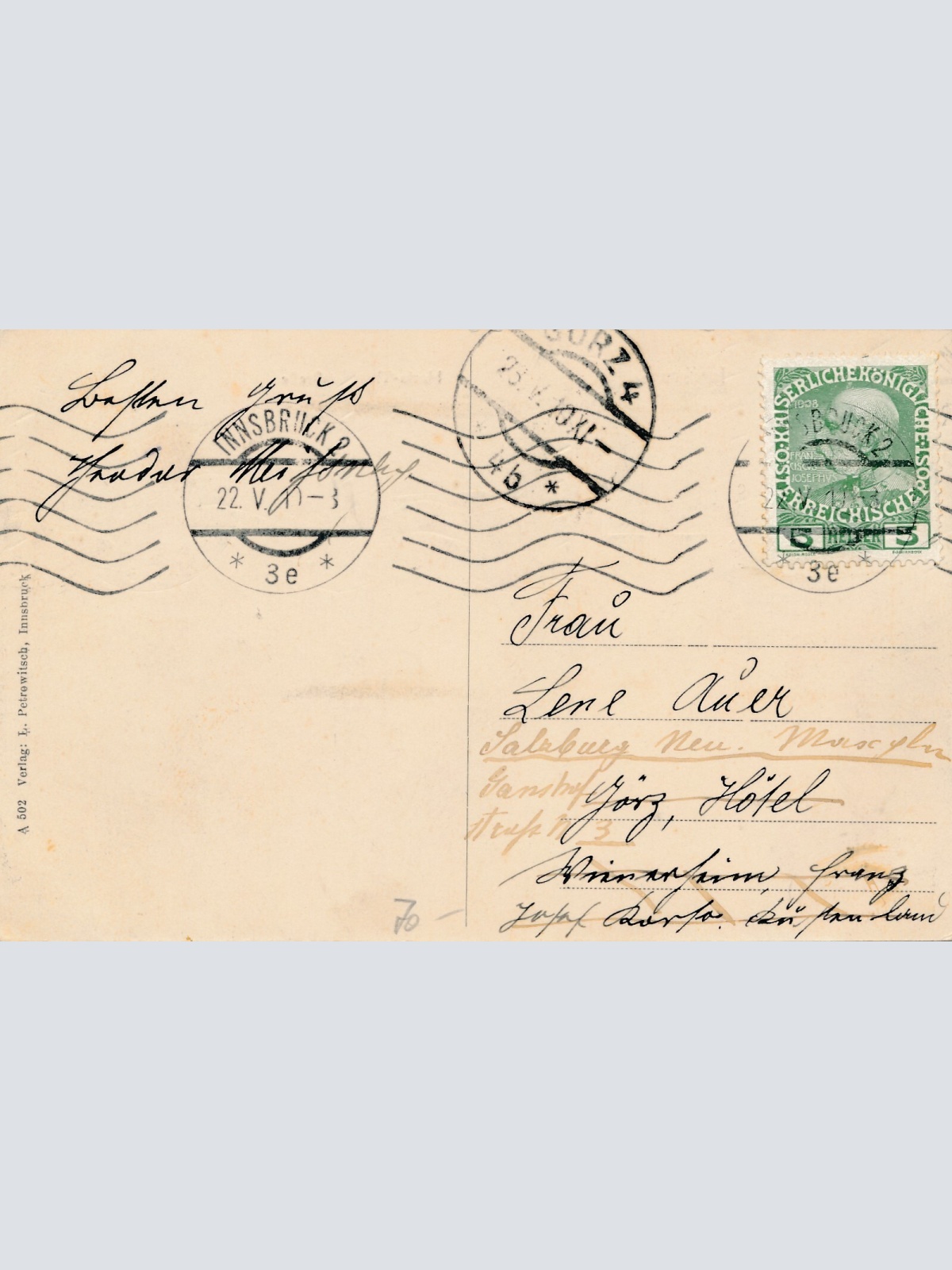 AK, Innsbruck, Tirol, Ansichtskarte (S4246)