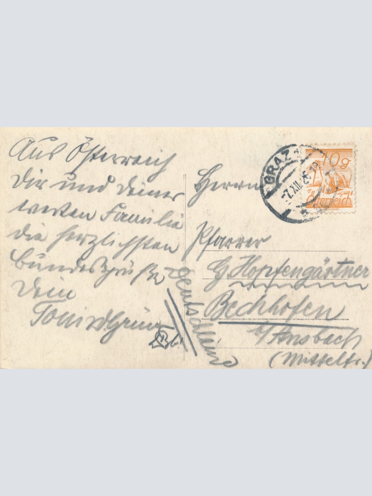 AK, Graz, Steiermark, Murbrücke mit Schlossberg, Ansichtskarte (S4261)