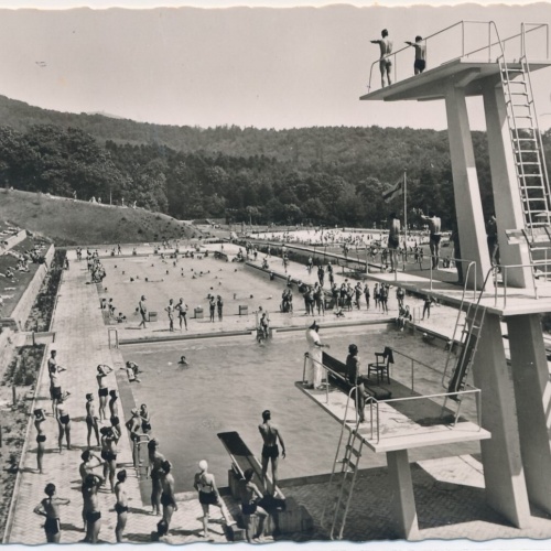 AK, Baden-Baden, Baden-Württemberg, Hardbergbad, Ansichtskarte (S4277)