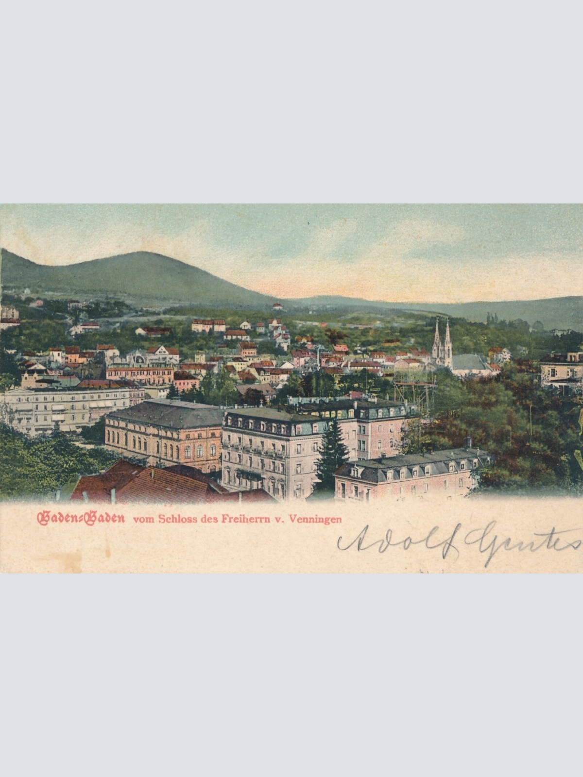 AK, Baden-Baden, Baden-Württemberg, Ansichtskarte (S4290)