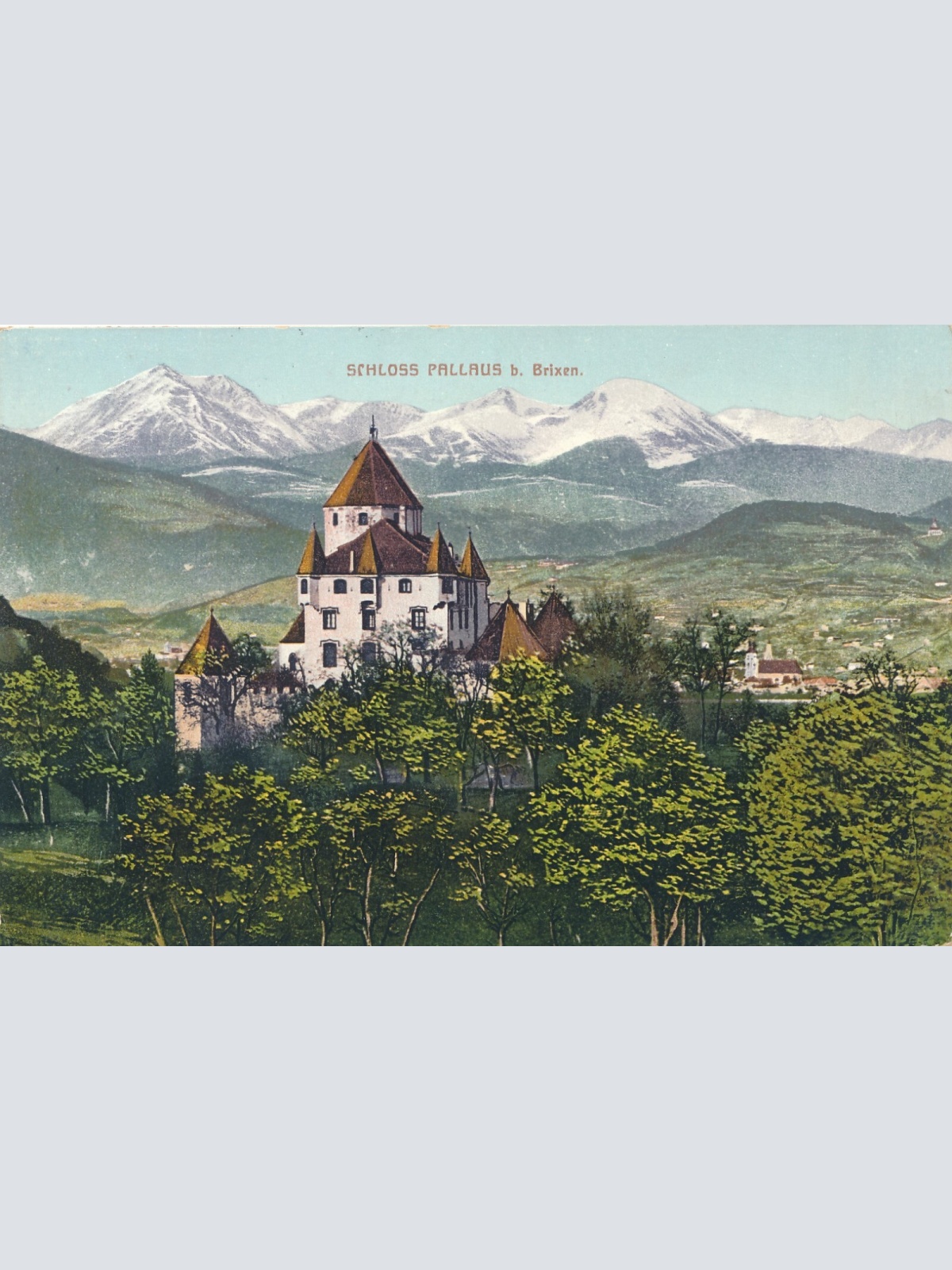 AK, Schloss Pallaus b. Brixen, Italien, Ansichtskarte (S4304)