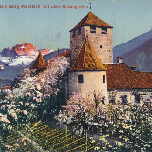 AK, Bozen, Burg Maretsch, Italien, Ansichtskarte (S4308)