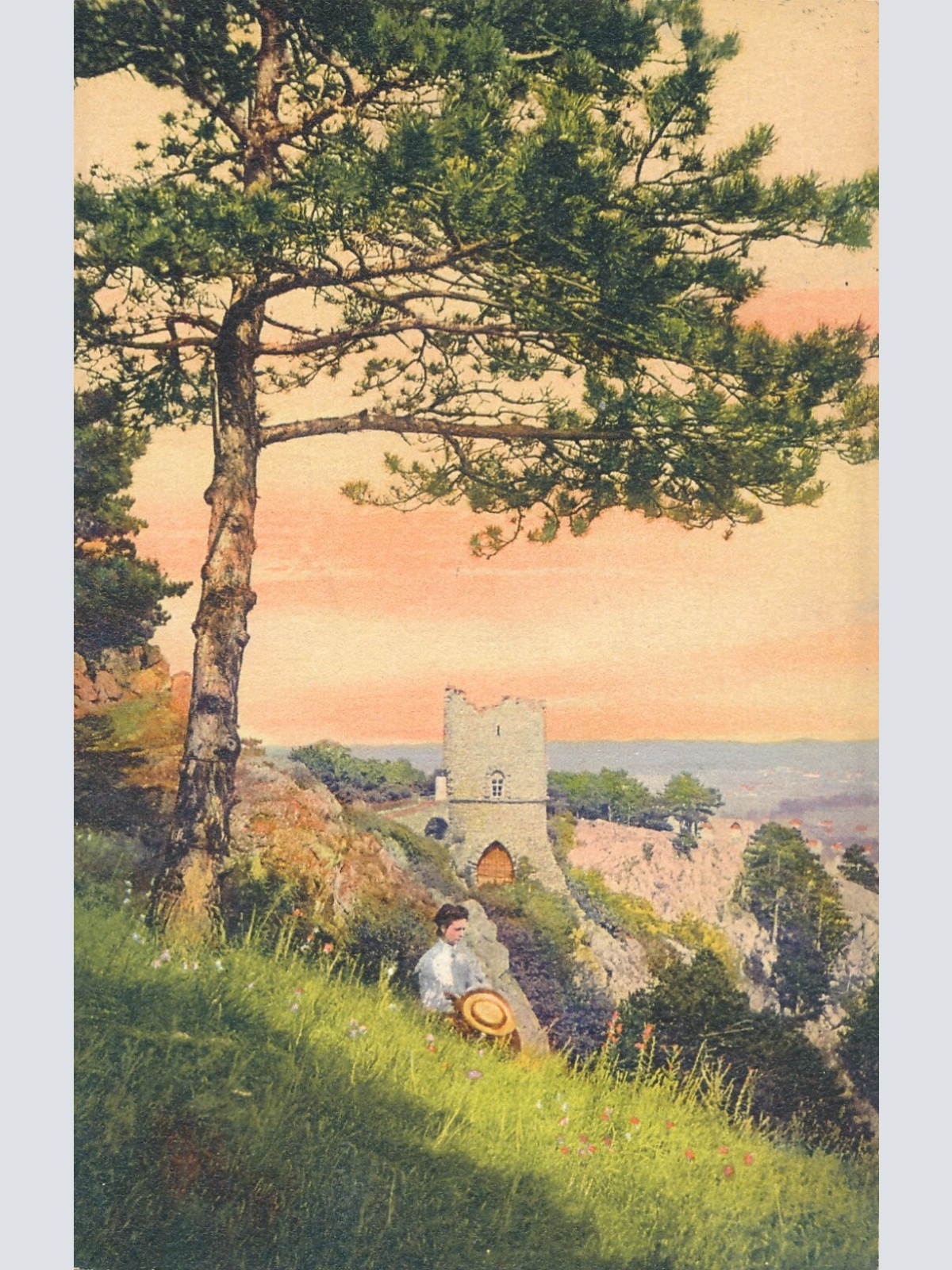 AK, Mödling, Schwarzer Turm, Niederösterreich, Ansichtskarte (S4323)