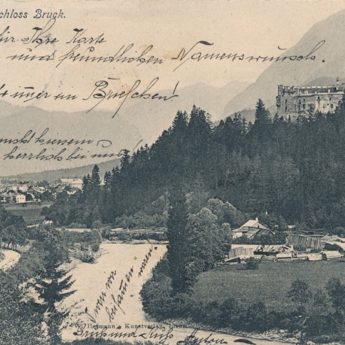 AK, Lienz, Schloss Bruck, Tirol, Ansichtskarte (S4332)