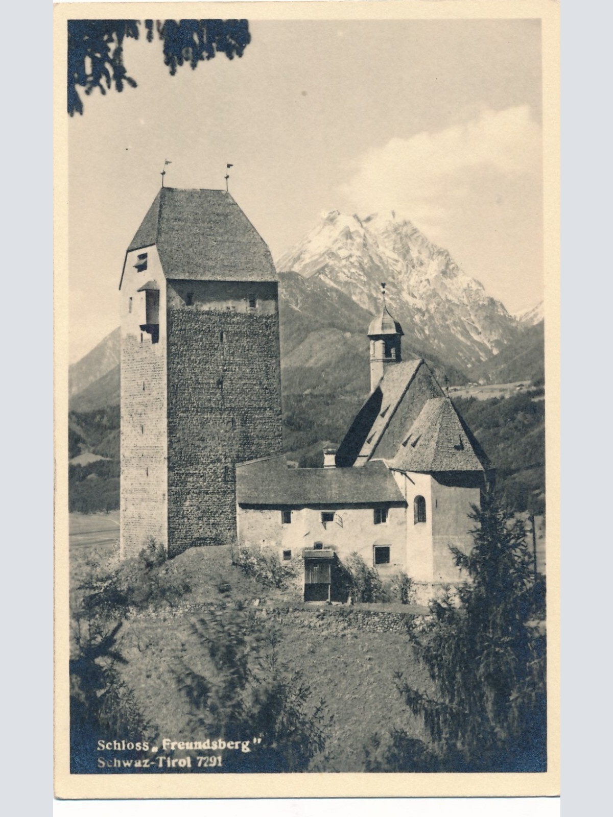 AK, Schloss Freundsberg, Schwaz, Tirol, Ansichtskarte (S4339)