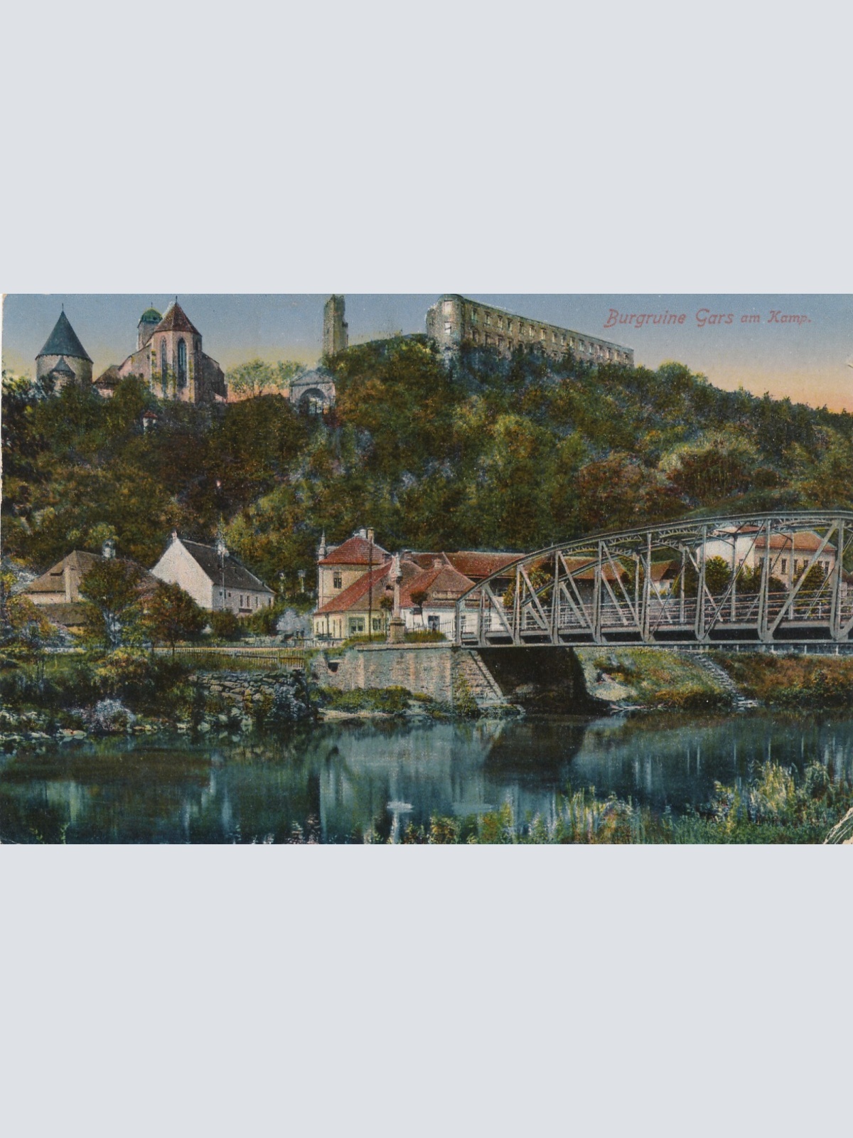 AK, Burgruine Gars am Kamp, Niederösterreich, Ansichtskarte (S4354)