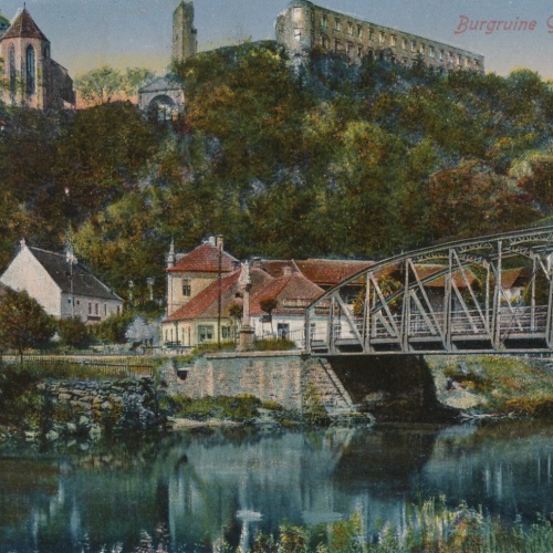 AK, Burgruine Gars am Kamp, Niederösterreich, Ansichtskarte (S4354)