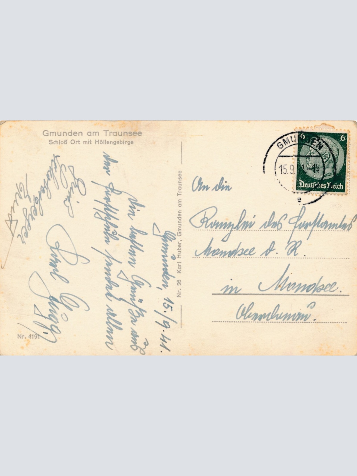 AK, Gmunden, Oberösterreich, Ansichtskarte (S4378)