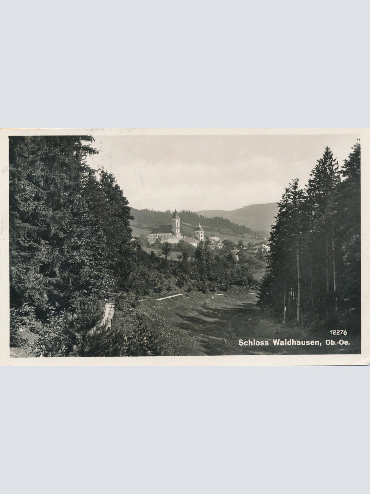 AK, Schloss Waldhausen, Oberösterreich, Ansichtskarte (S4379)