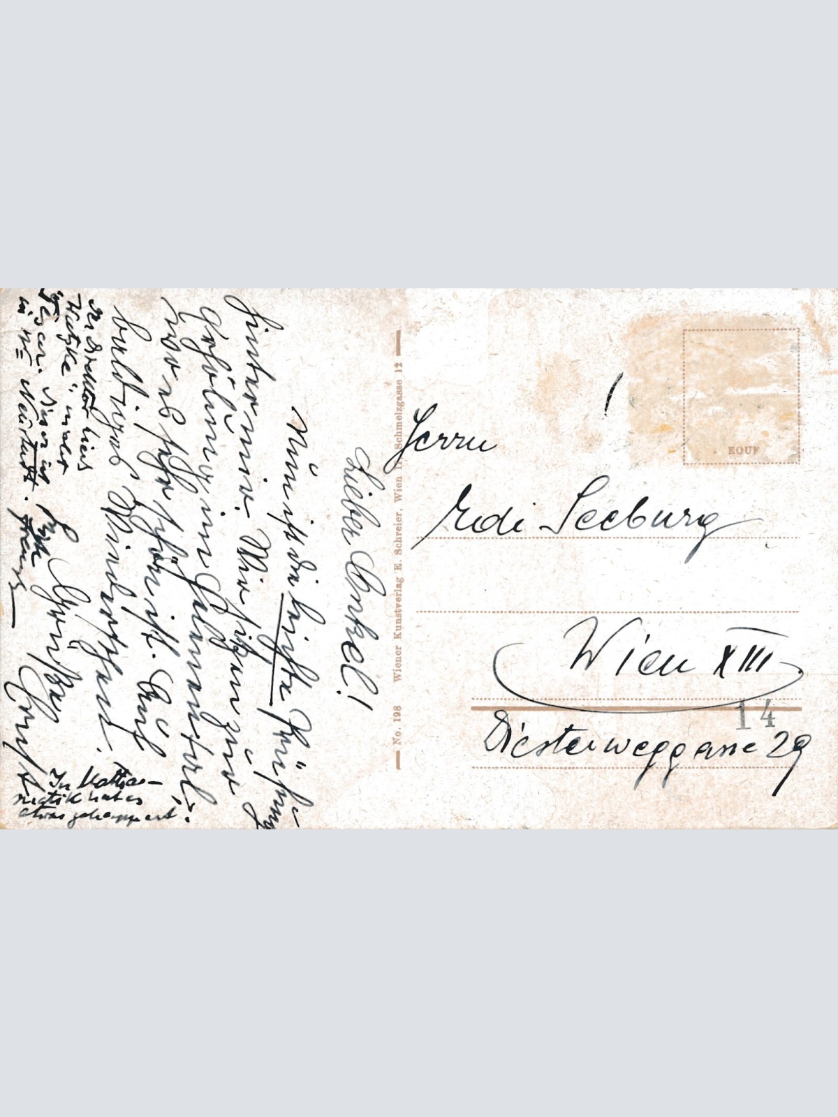 AK, Baden bei Wien, Ruine Rauhenstein, Niederösterreich, Ansichtskarte (S4398)