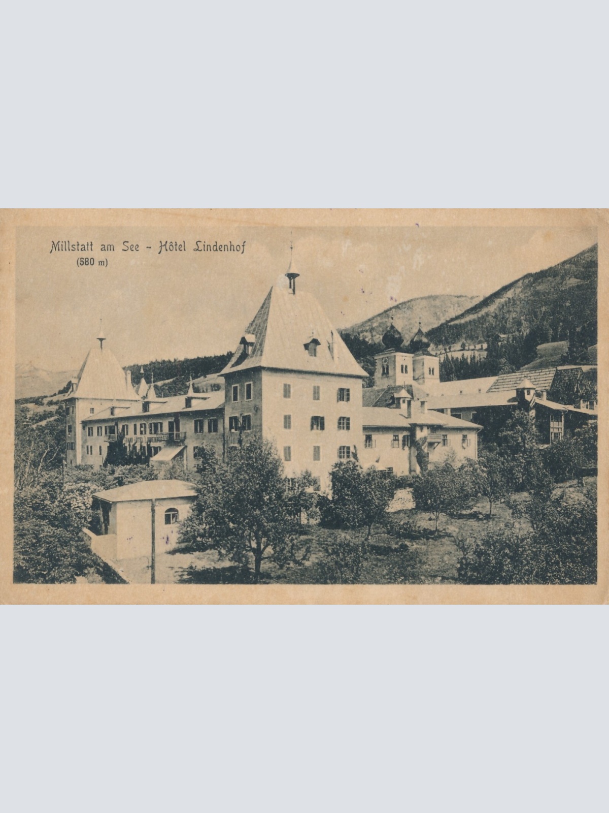 AK, Millstatt, Kärnten, Hotel Lindenhof, Ansichtskarte (S4412)
