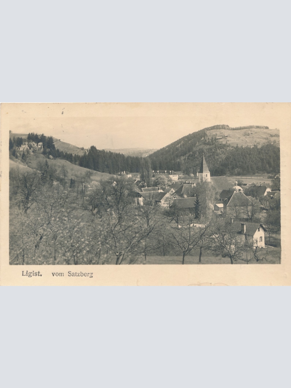 AK, Ligist, Vom Satzberg, Steiermark, Ansichtskarte (S4414)
