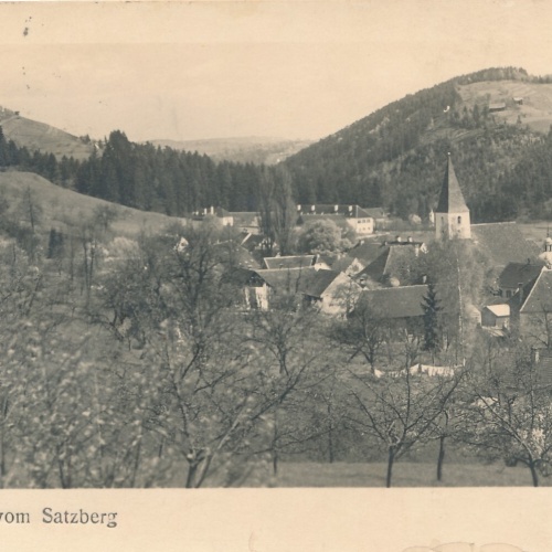 AK, Ligist, Vom Satzberg, Steiermark, Ansichtskarte (S4414)