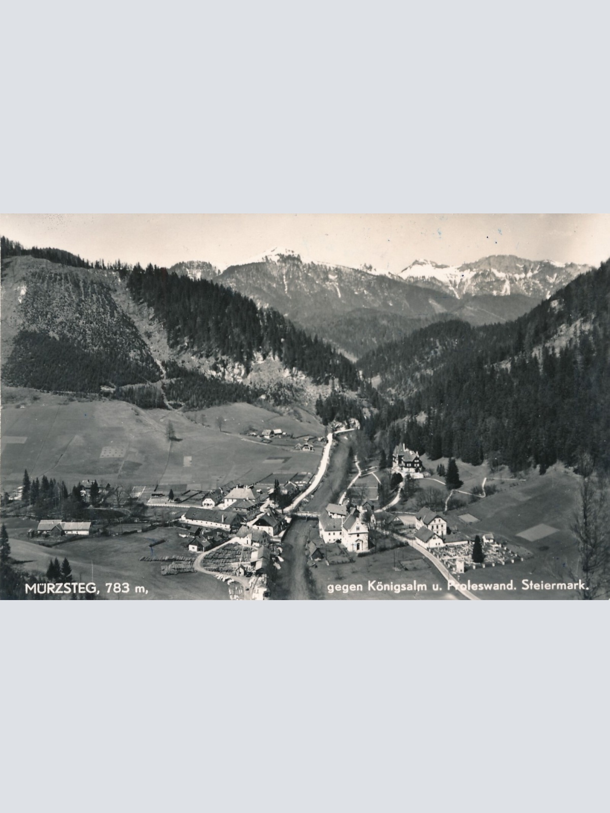 AK, Mürzsteg, Steiermark, Ansichtskarte (S4415)