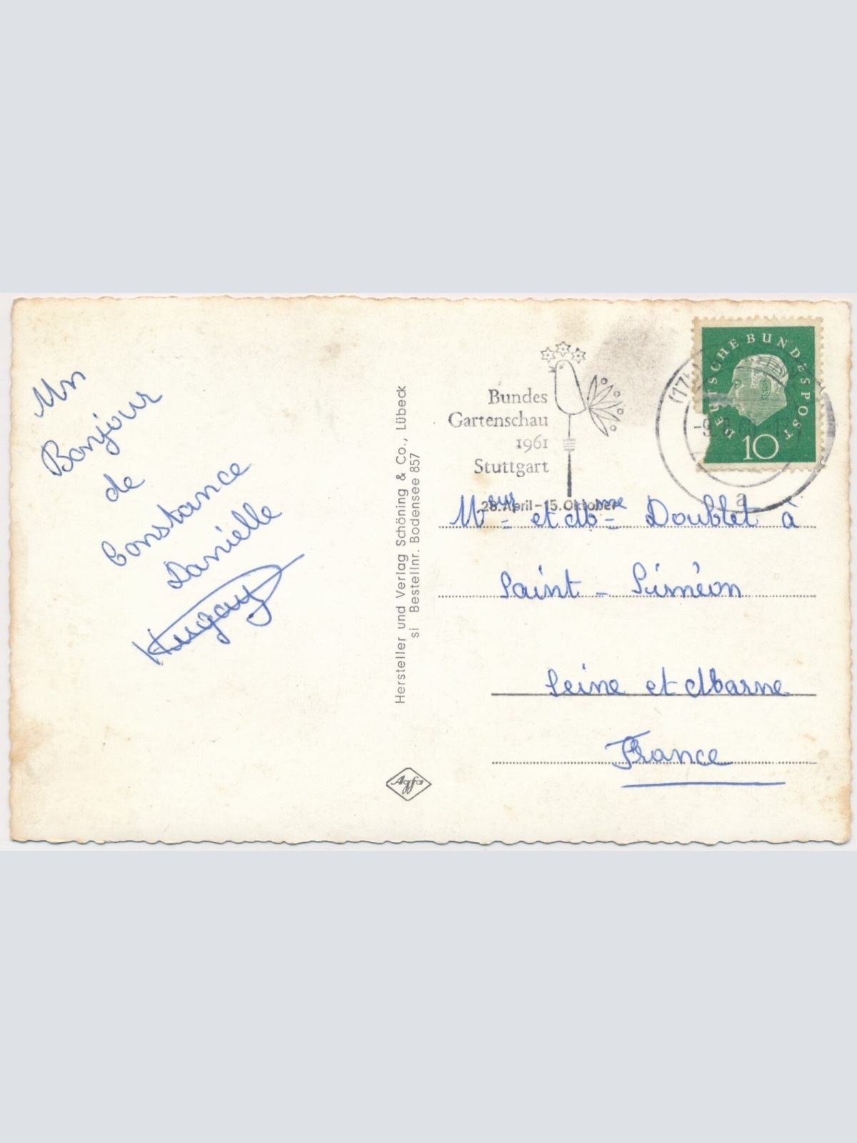 AK, Gruß aus Konstanz, Baden-Württemberg, Ansichtskarte (S4429)