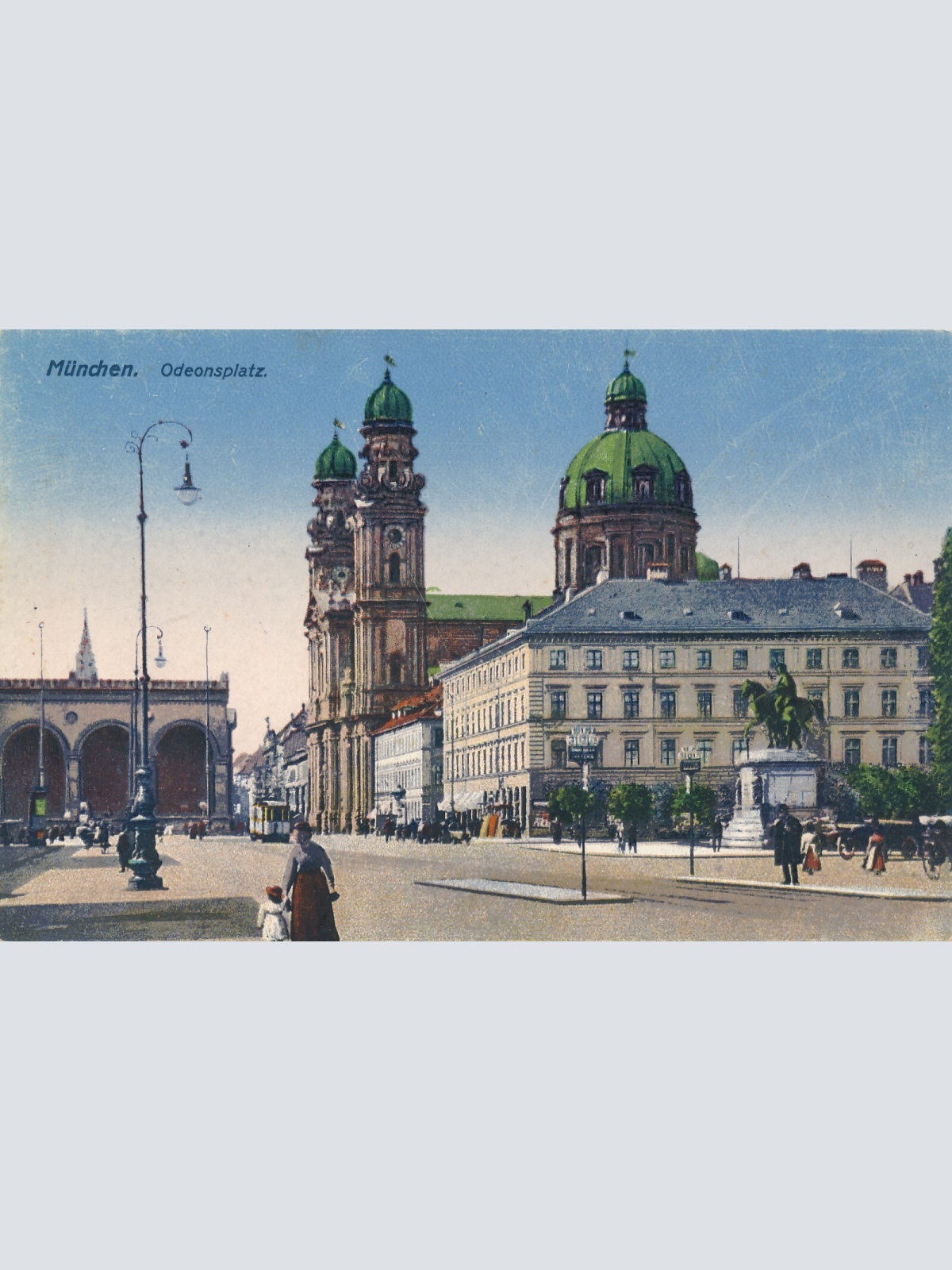 AK, München, Odeonsplatz, Bayern, Ansichtskarte (S4431)