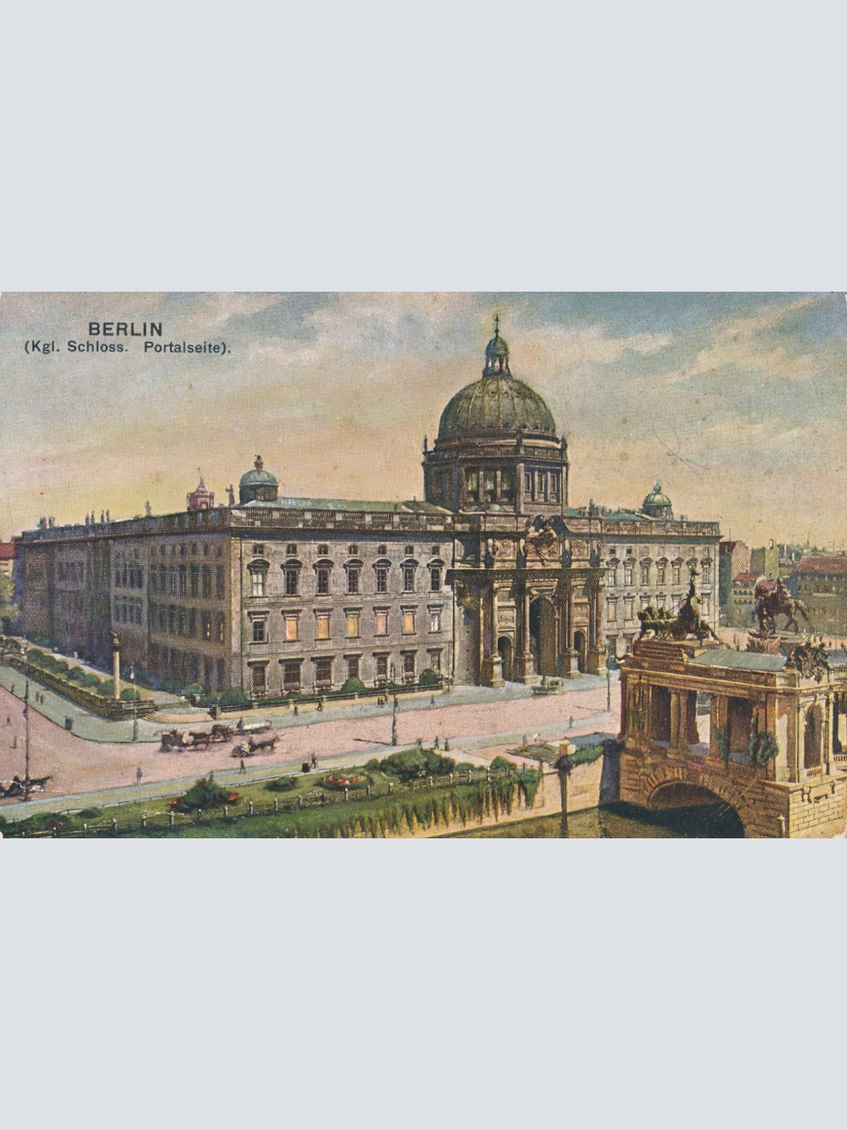 AK, Berlin, Kgl. Schloss, Ansichtskarte (S4434)