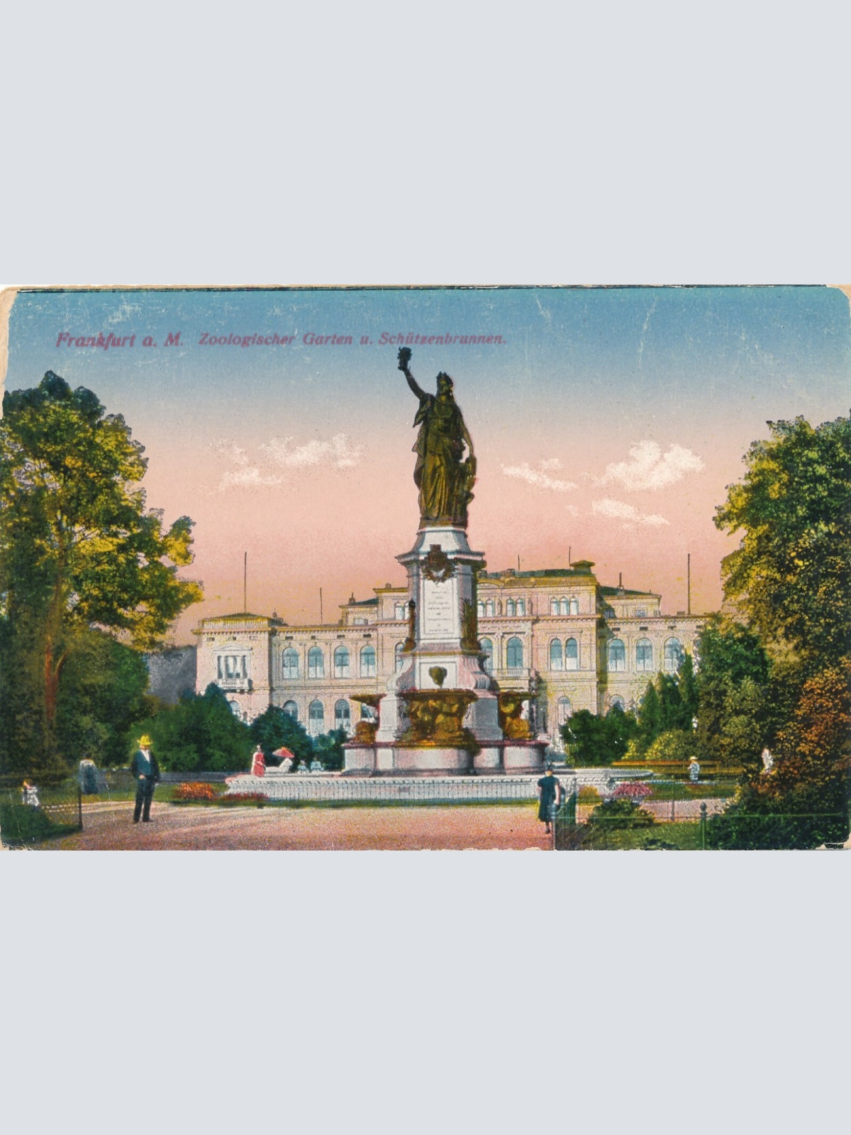 AK, Frankfurt am Main, Hessen, Zoologischer Garten, Ansichtskarte (S4435)