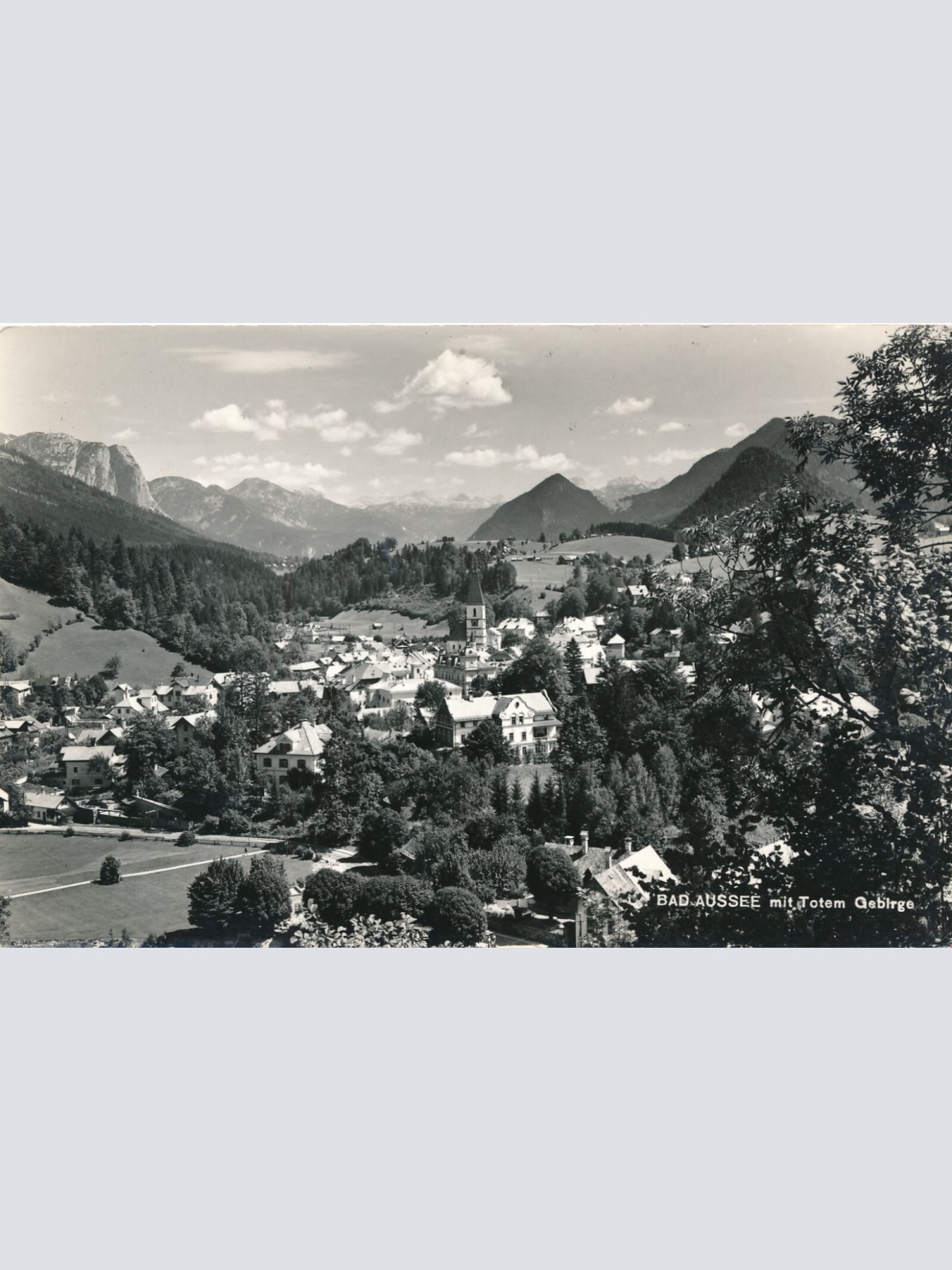 AK, Bad Aussee mit Totem Gebirge, Steiermark, Ansichtskarte (S4447)