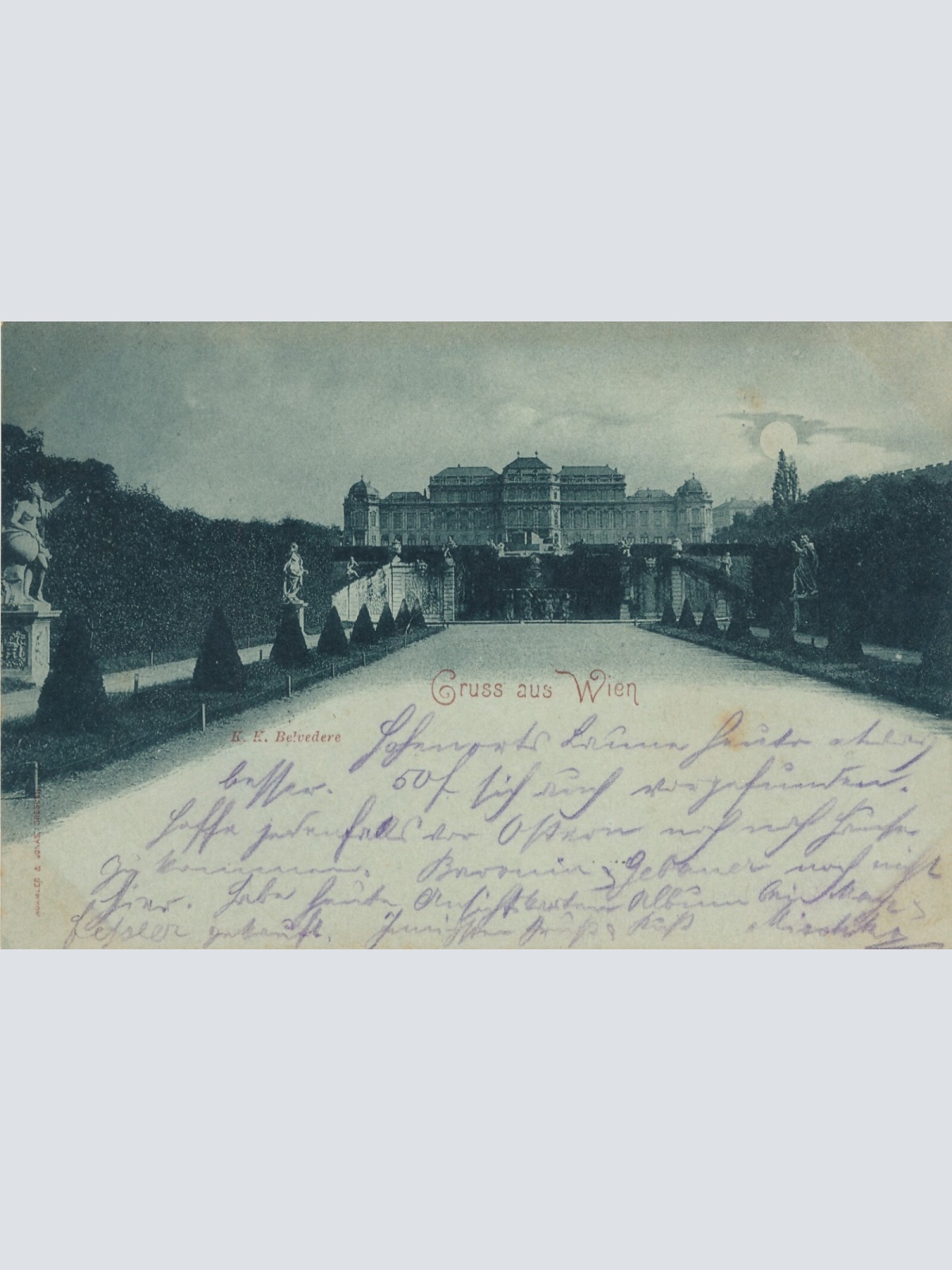 AK, Gruß aus Wien, Ansichtskarte (S4450)