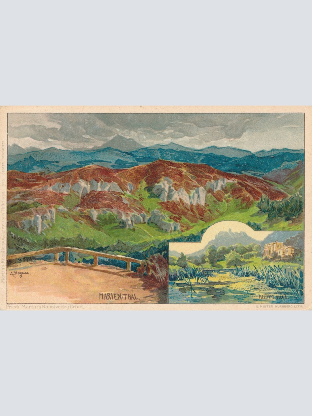 AK, Marienthal, Reuter Villa, Ansichtskarte (S4461)