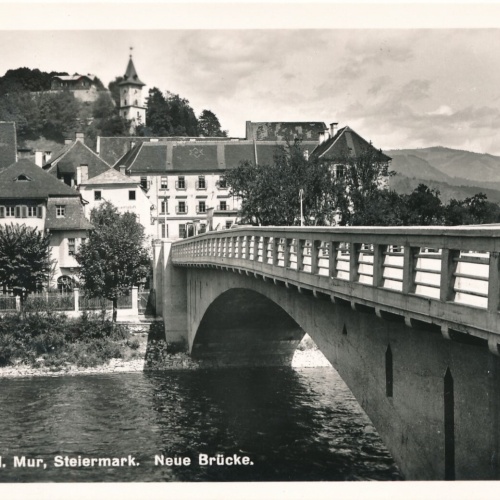AK, Bruck an der Mur, Neue Brücke, Steiermark, Ansichtskarte (S4473)