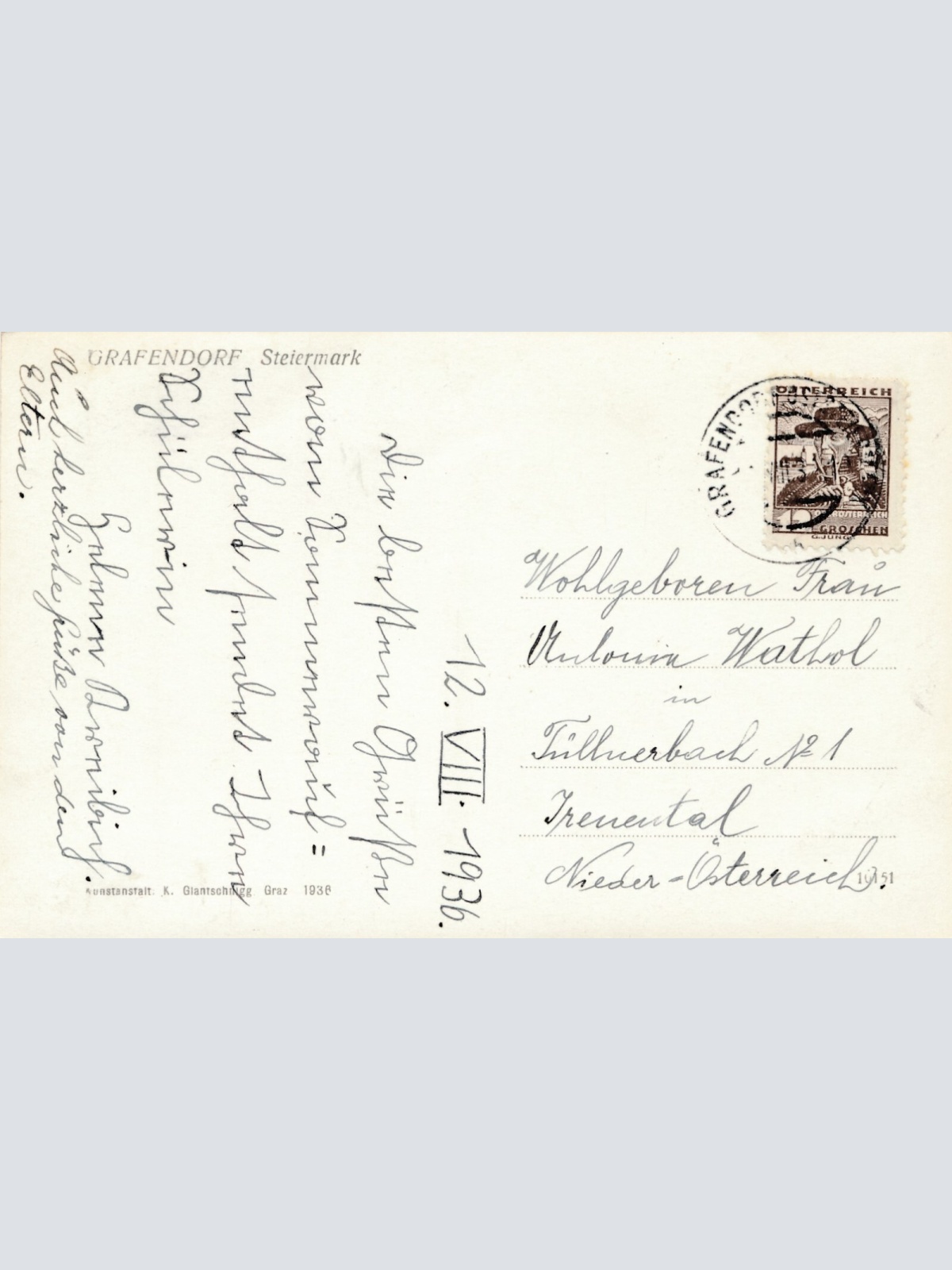 AK, Grafendorf, Steiermark, Ansichtskarte (S4490)