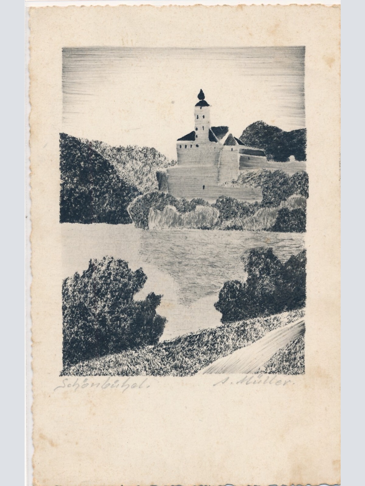 AK, Schönbühel, Niederösterreich, Ansichtskarte (S4512)