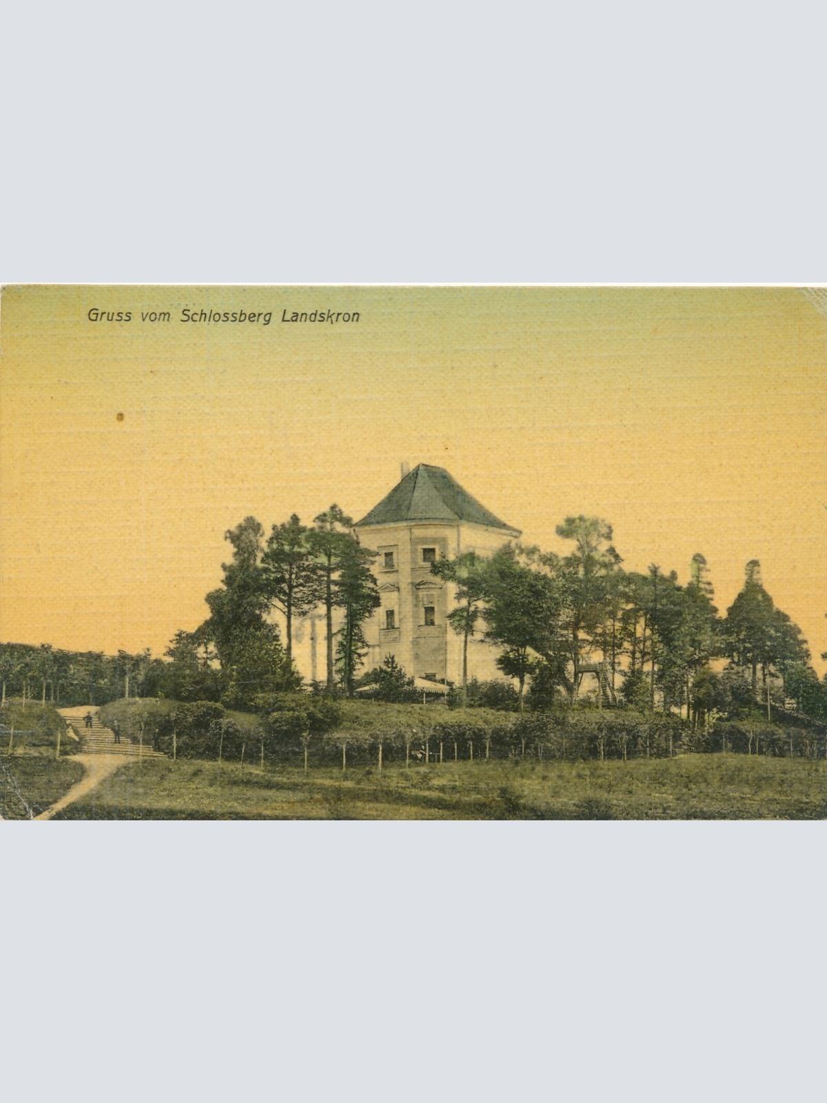 AK, Gruß vom Schlossberg Landskron, Kärnten, Ansichtskarte (S4522)