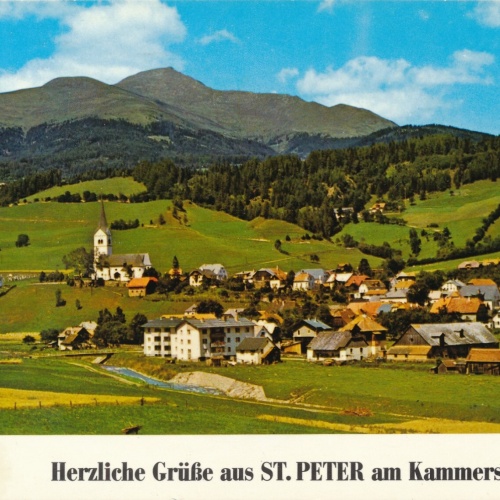 AK, Sankt Peter am Kammersberg, Steiermark, Ansichtskarte (S4531)