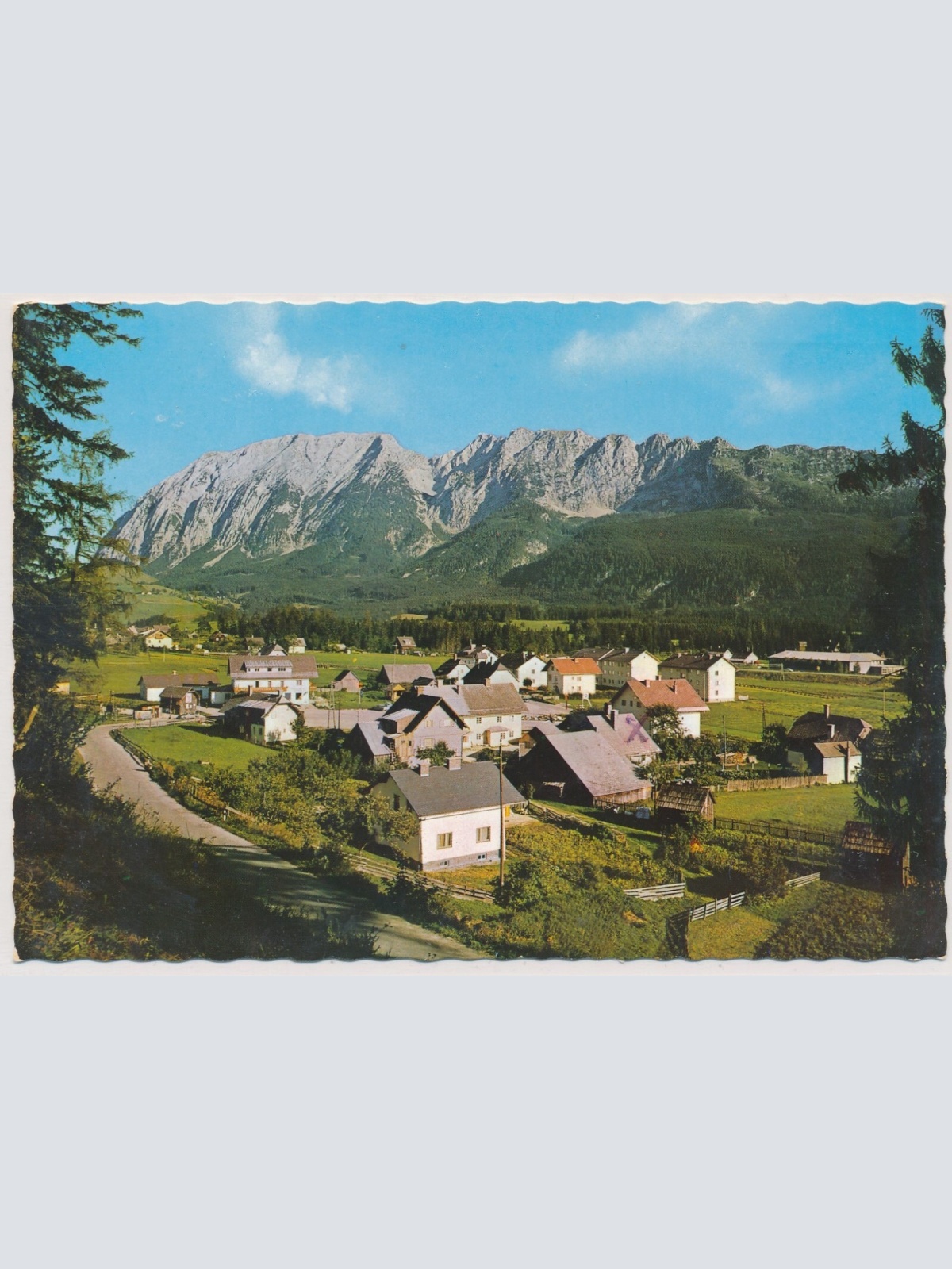 AK, Mitterndorf-Thörl gegen Grimming, Steiermark, Ansichtskarte (S4534)