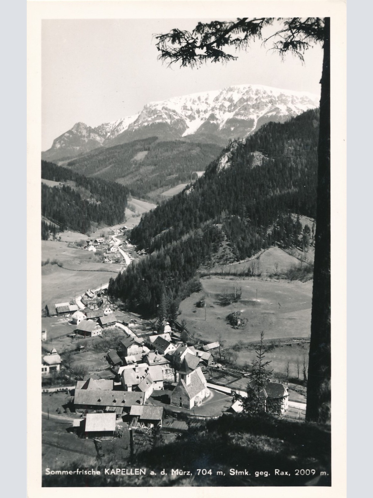 AK, Kapellen an der Mürz, Steiermark, Ansichtskarte (S4545)