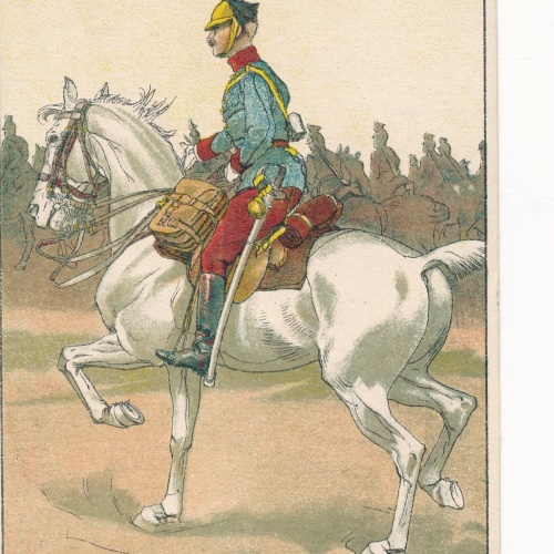 Künstler AK von Ludwig Koch Offizier auf Pferd Ansichtskarte (13897)