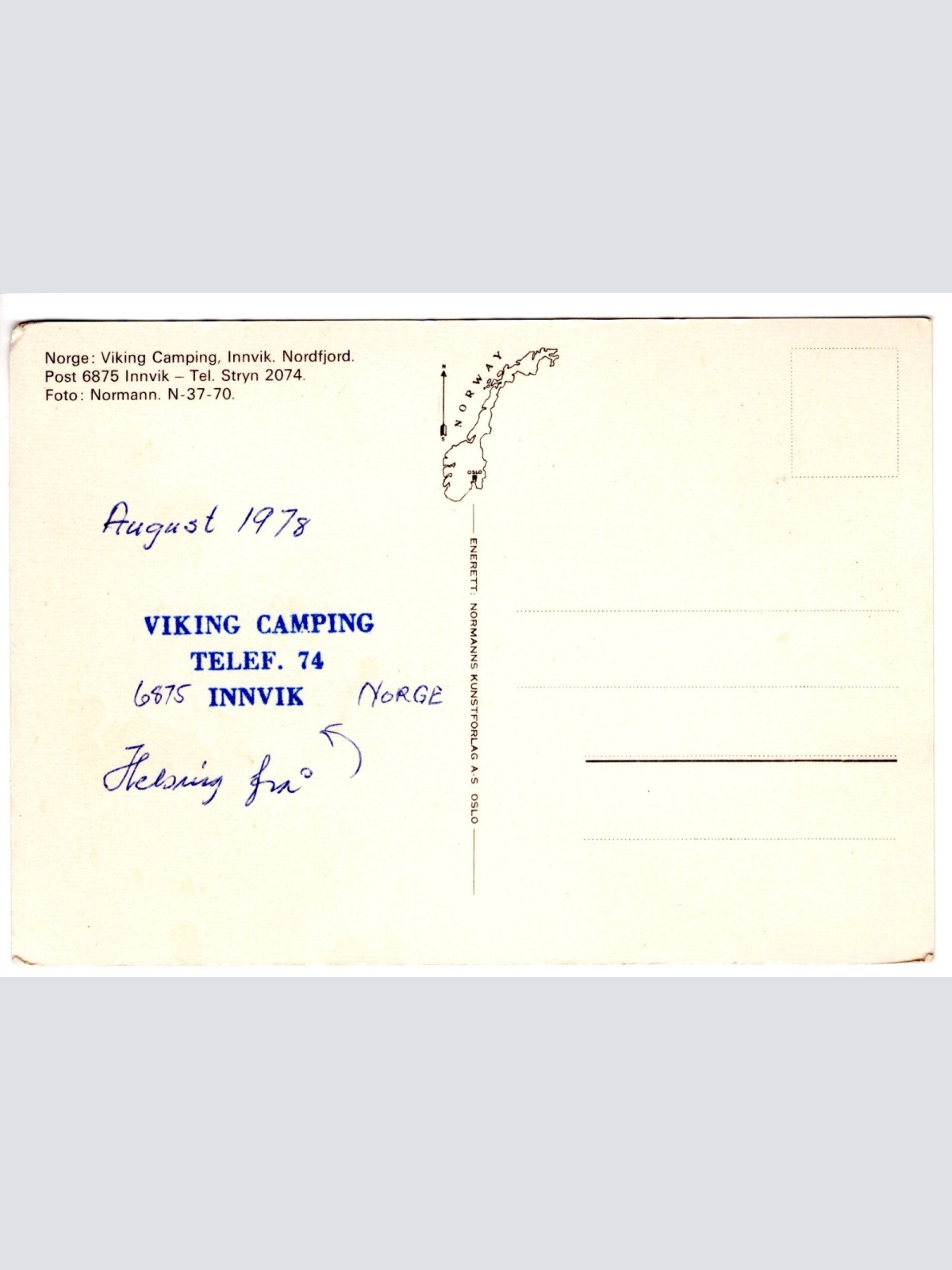 AK, Norwegen, Viking Camping, Innvik, Nordfjord (S4640)