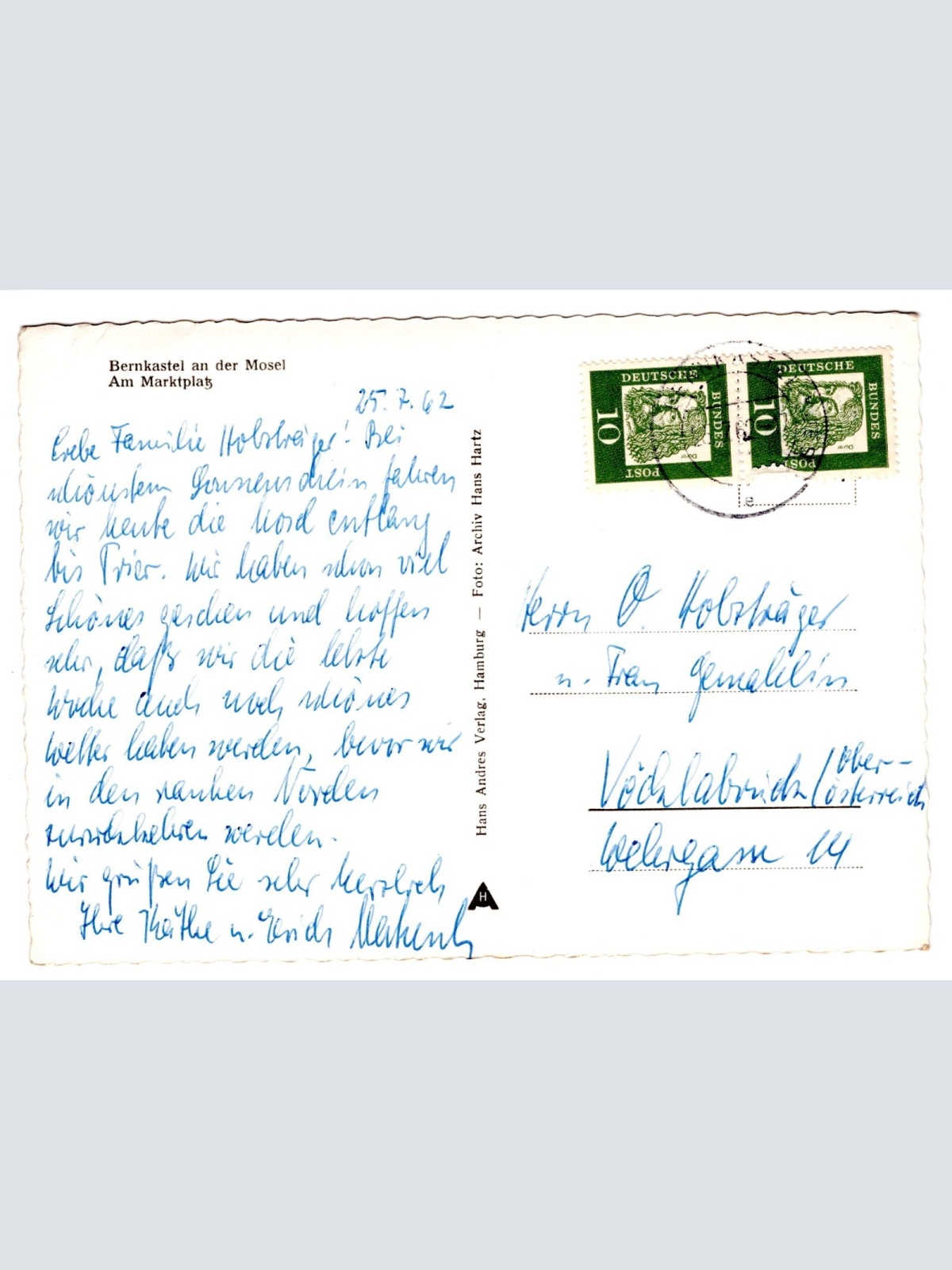 AK, Bernkastel an der Mosel, am Marktplatz, Rheinland-Pfalz (S4651)