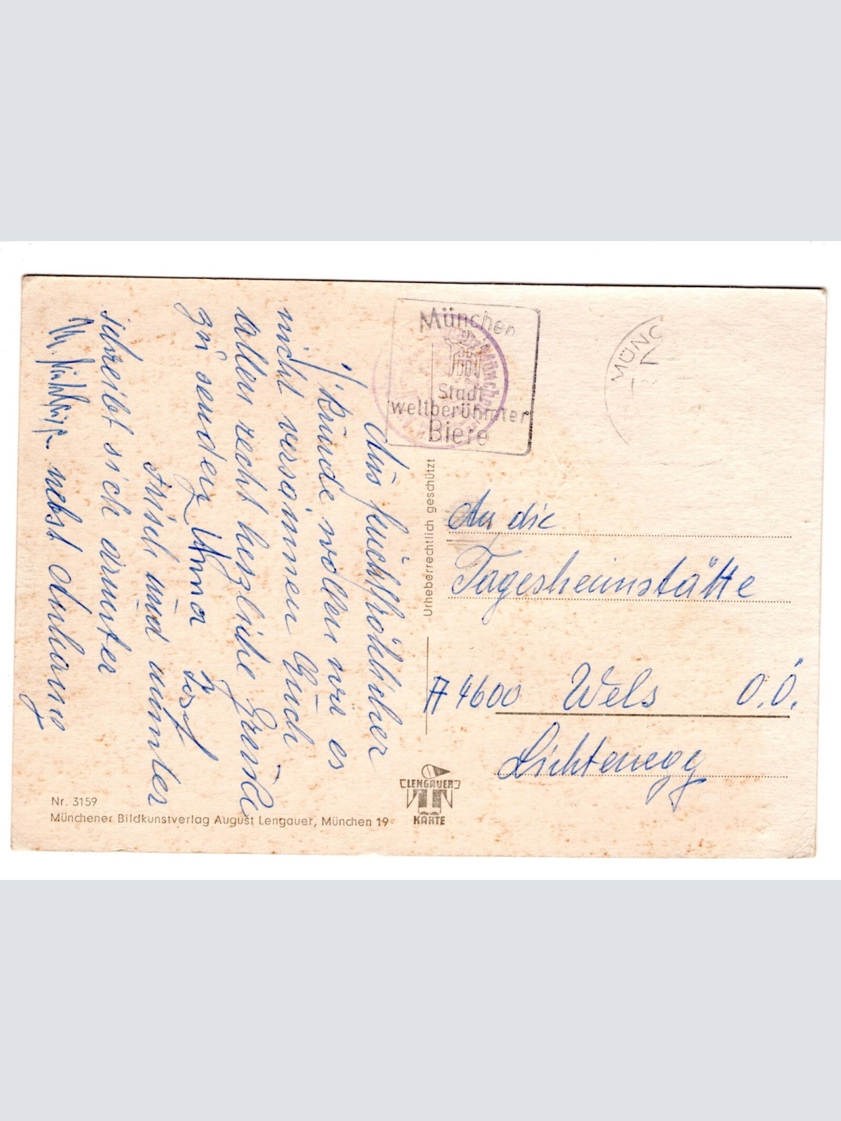 AK, Oh verreck lauter Speck, Ansichtskarte (S4687)