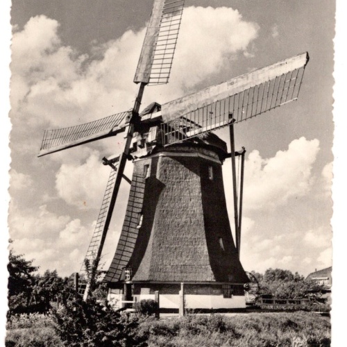 AK, Watermolen te Zilen, Niederlande, Utrecht, Ansichtskarte (S4709)