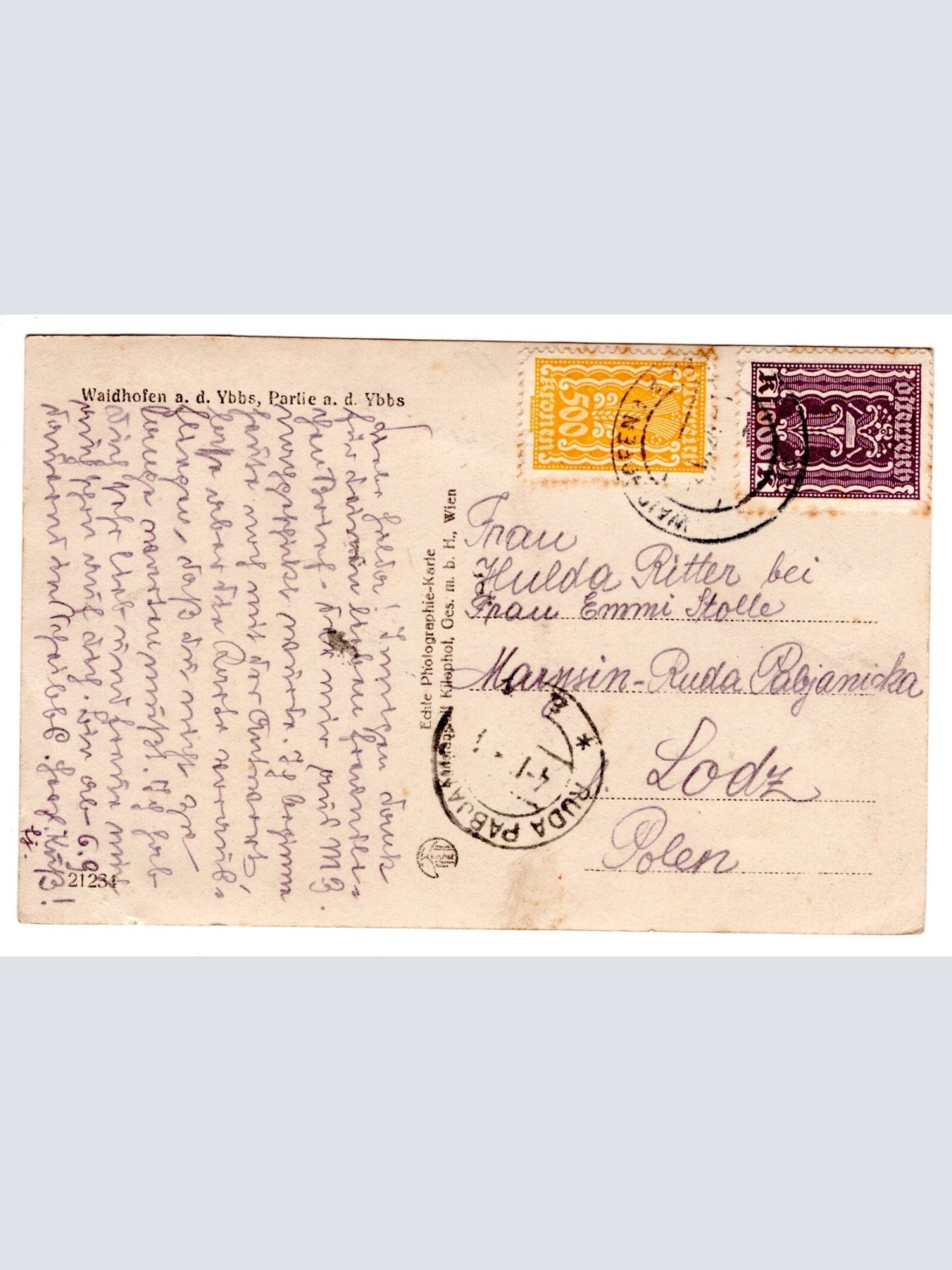 AK, Waidhofen an der Ybbs, Niederösterreich,  Ansichtskarte (S4714)