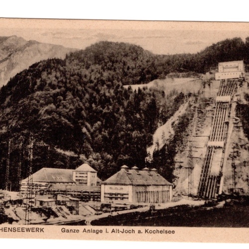 AK, Walchenseewerk, Kochel am See, Bayern,  Ansichtskarte (S4728)