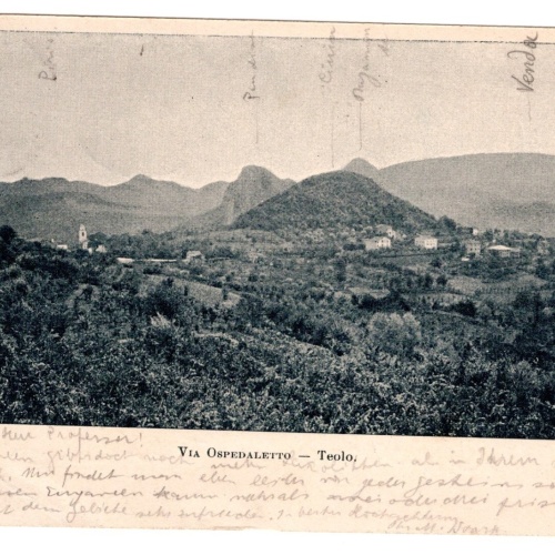 AK, Via Ospedaletto - Teolo, Italien,  Ansichtskarte (S4731)