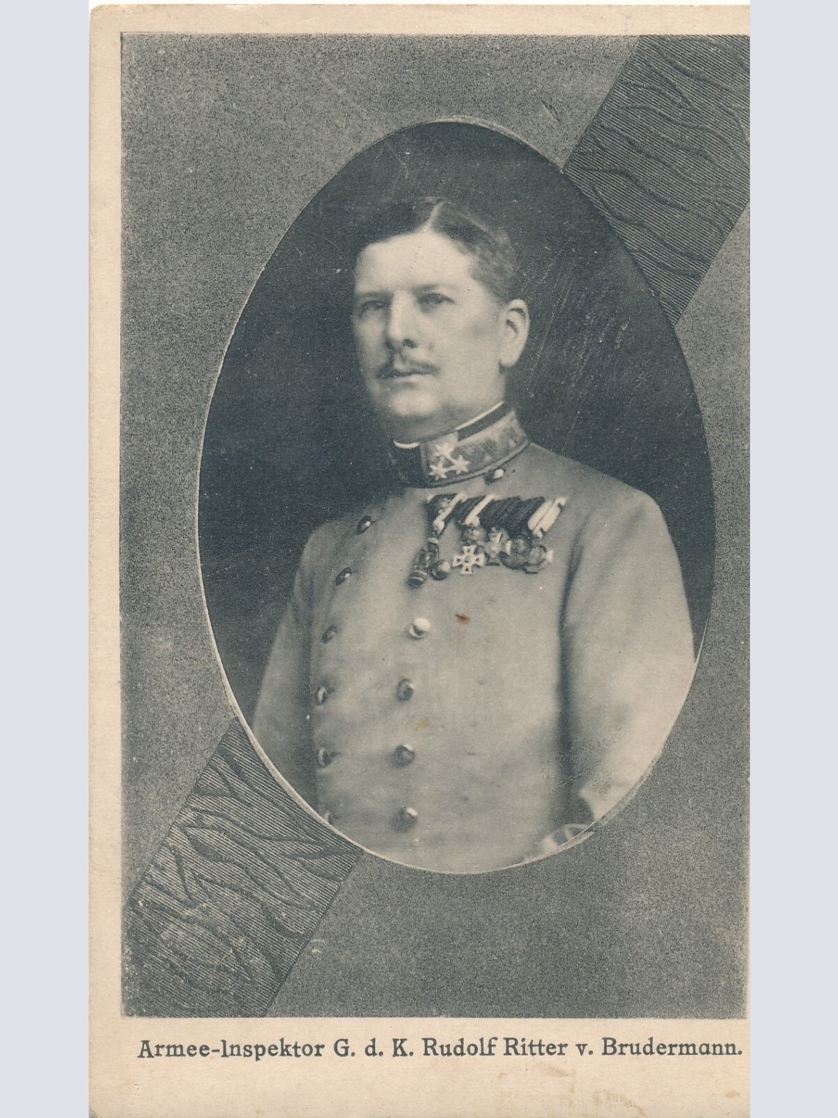 AK Armee Inspektor G.d.K. Rudolf Ritter v. Brudermann Ansichtskarte (13989)