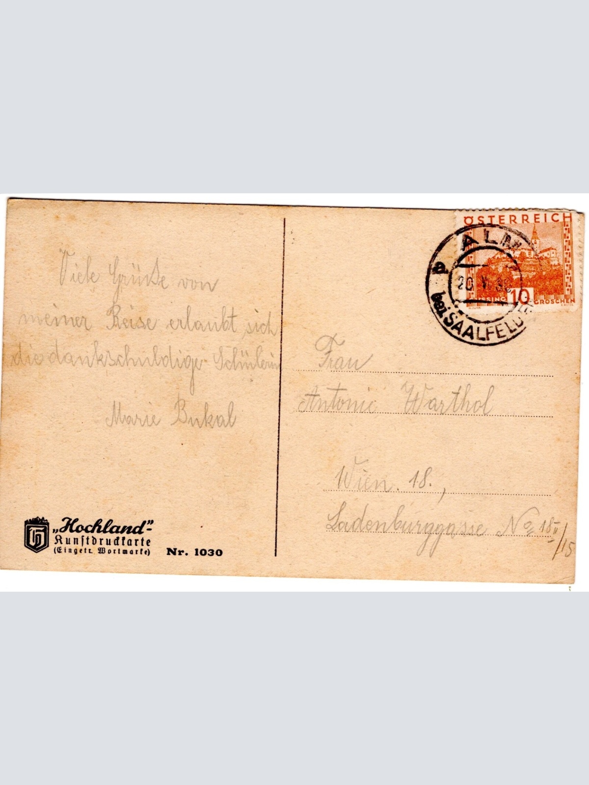 AK, Festung Hohensalzburg und der Untersberg, Ansichtskarte (S4806)