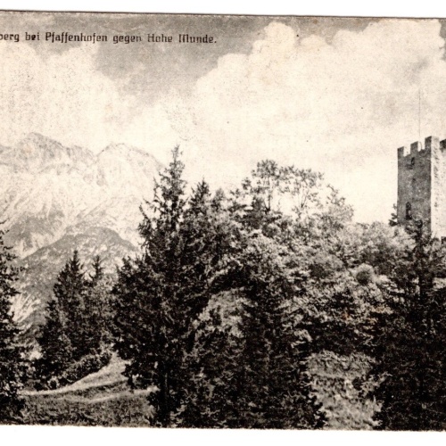 AK, Ruine Hörtenberg bei Pfaffenhofen, Tirol, Ansichtskarte (S4812)
