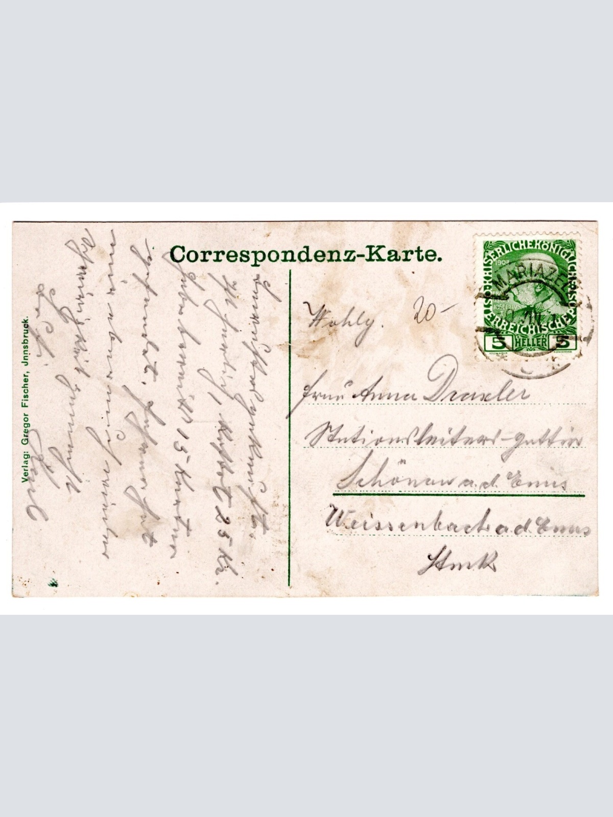 AK, Gruß aus Mariazell, Steiermark, Ansichtskarte (S4831)