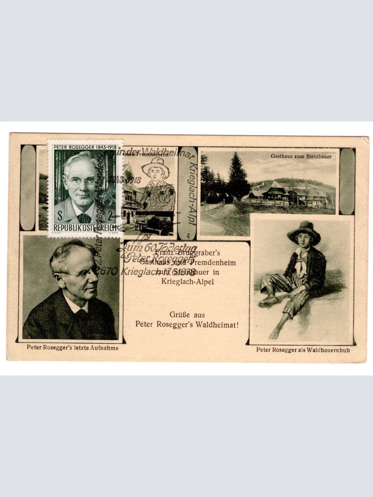 AK, Krieglach, Steiermark, Ansichtskarte (S4840)