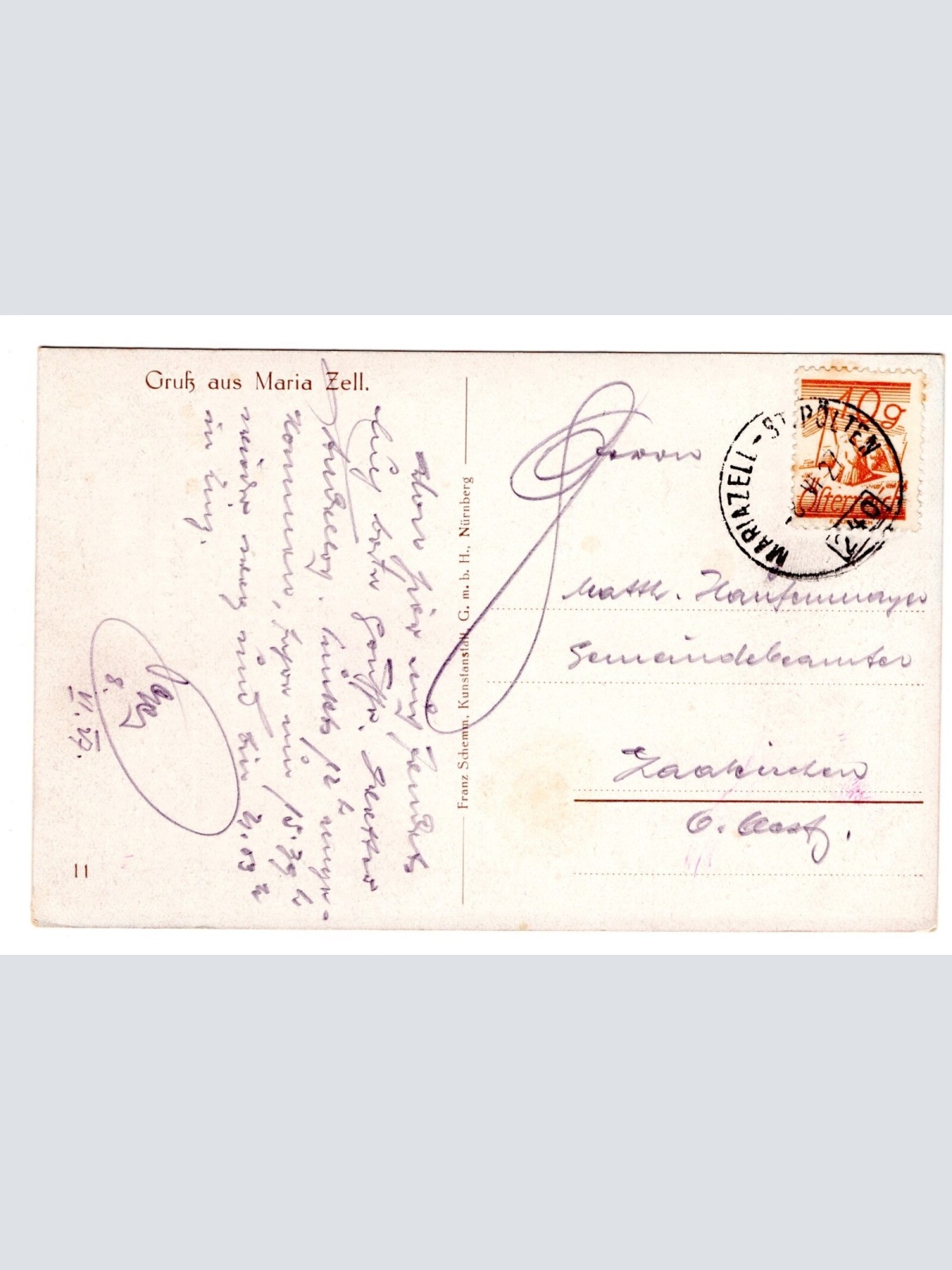 AK, Mariazell, Steiermark, Ansichtskarte (S4848)