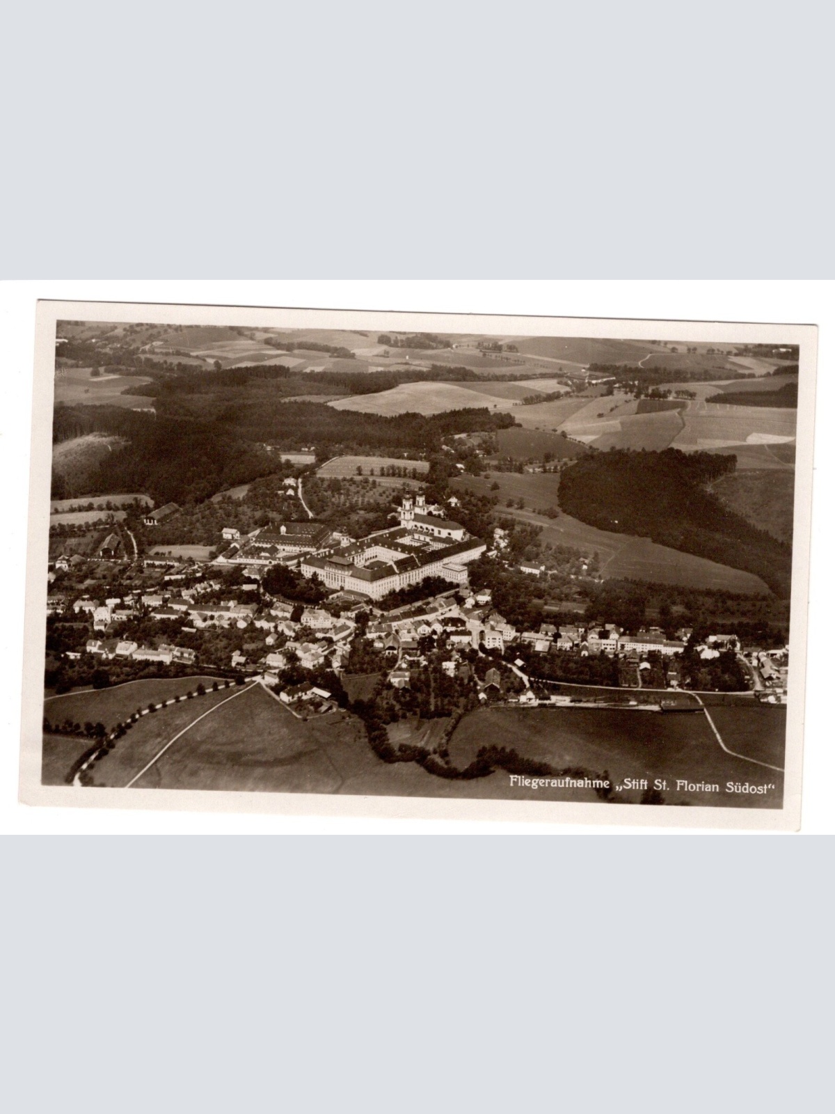 AK, Fliegeraufnahme, Stift St. Florian, Oberösterreich, Ansichtskarte (S4862)