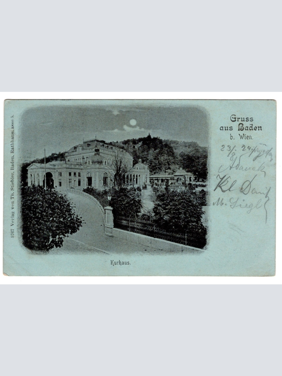 AK, Baden bei Wien, Niederösterreich, Ansichtskarte (S4875)