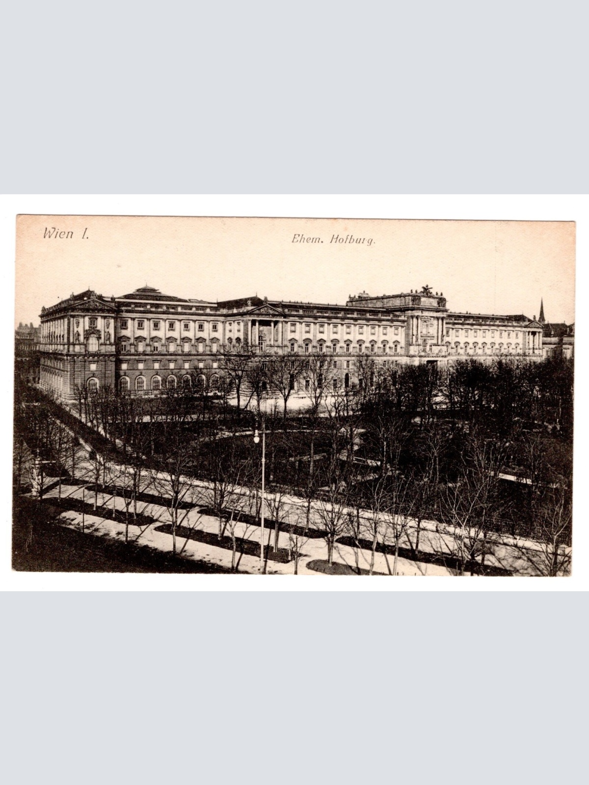 AK, Wien, Ehem. Hofburg, Ansichtskarte (S4879)
