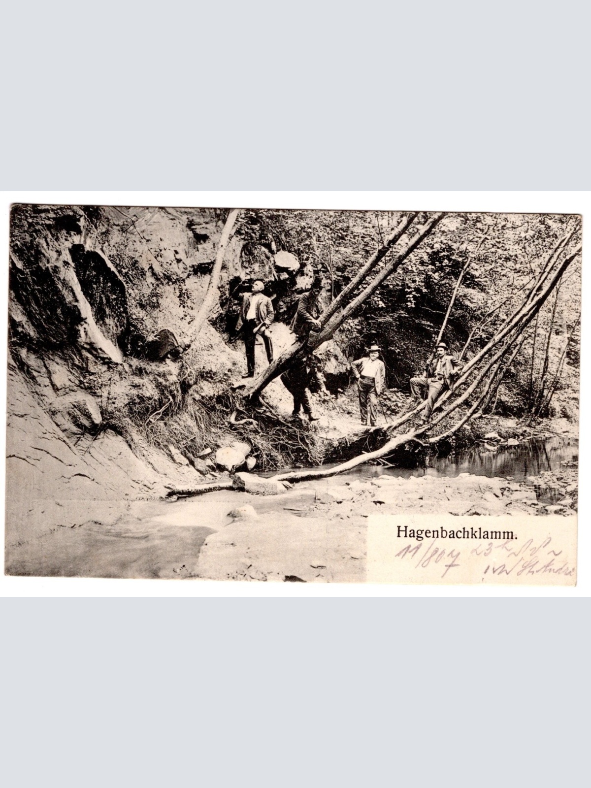 AK, Hagenbachklamm, Niederösterreich, Ansichtskarte (S4895)